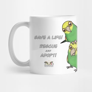 Save a Life!  Rescue & Adopt ~ Double Yellow-Headed Amazon Mug